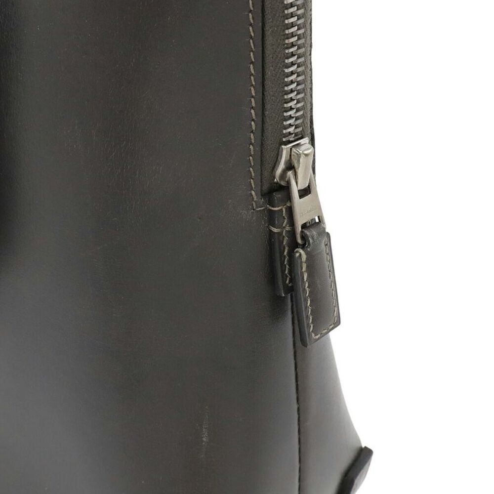 Hermes Escapade Tote Bag Dark Gray Leather - Picture 5 of 9